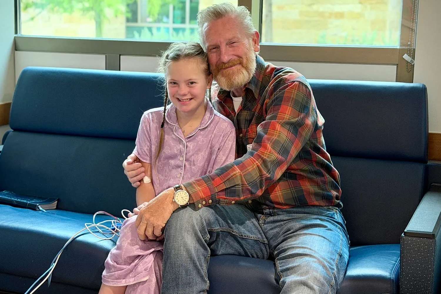 Rory Feek sits with daughter IndianaCredit: Rory Feek/Substack
