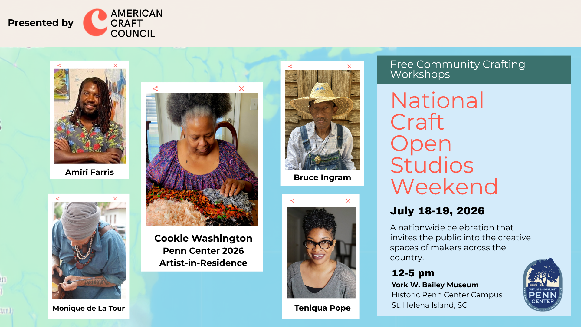 Beaufort County's Penn Center celebrates National Craft Open Studios ...
