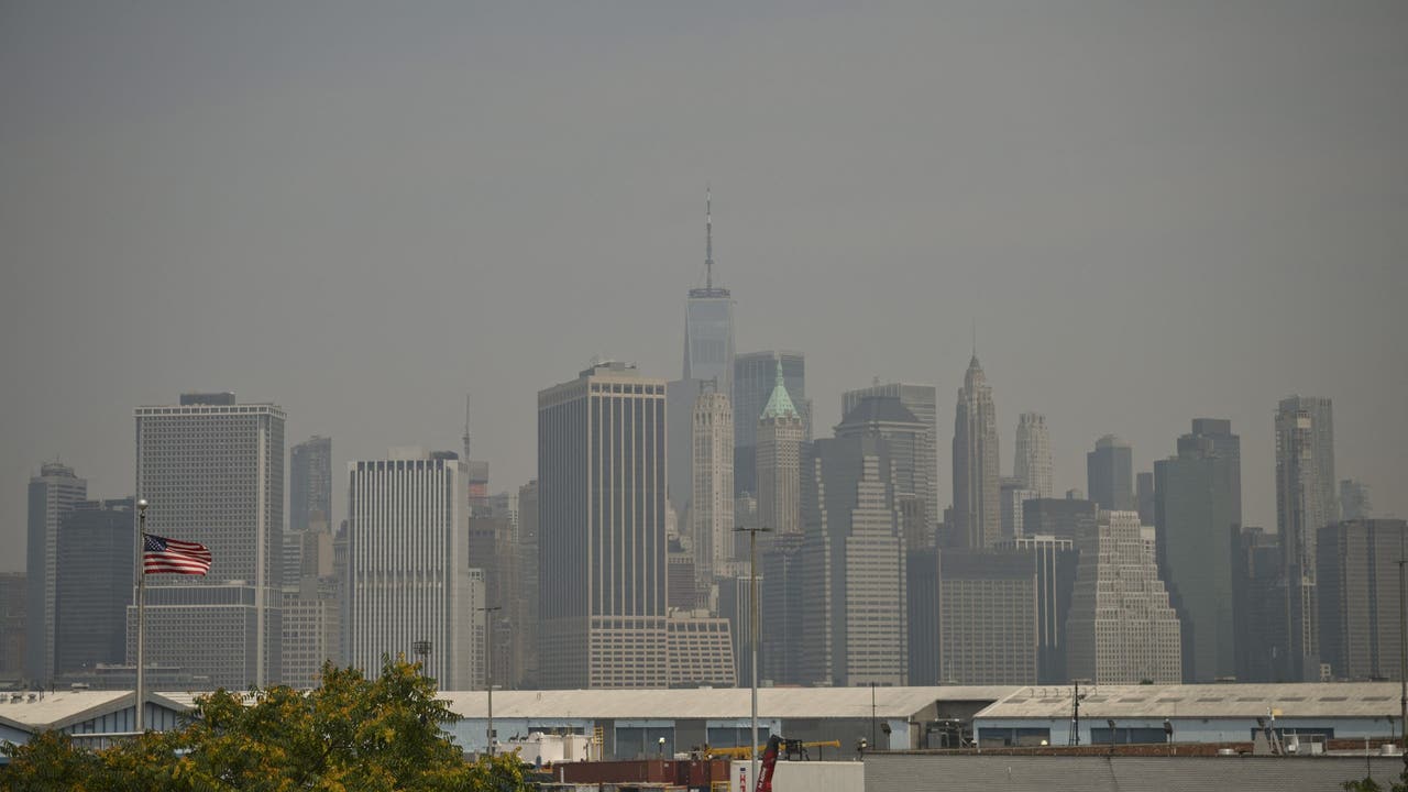 Air quality index in NYC no longer considered 'unhealthy': LIVE MAP - AOL