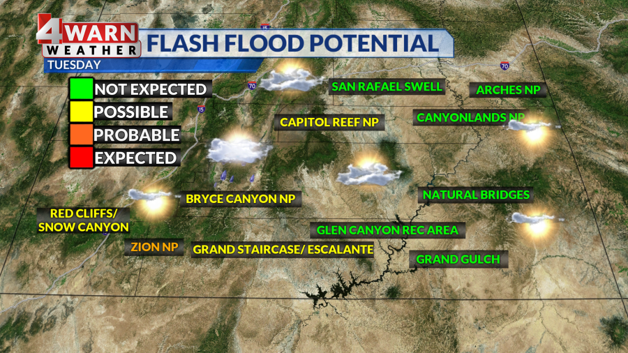 Utah Weather: Heat warnings continue with increasing Monsoonal moisture ...
