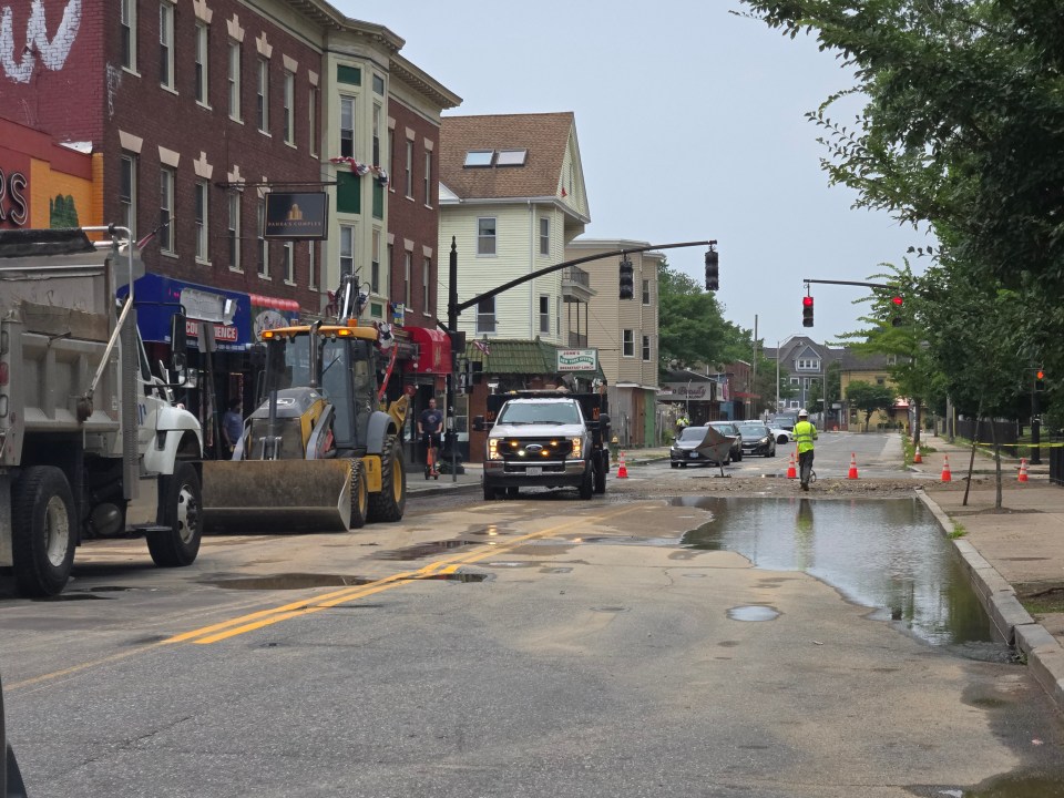 Crews respond to water main break in Providence - AOL