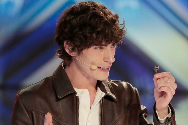 Joel Mawhinney em 'America's Got Talent'Crédito: Chris Haston/NBC