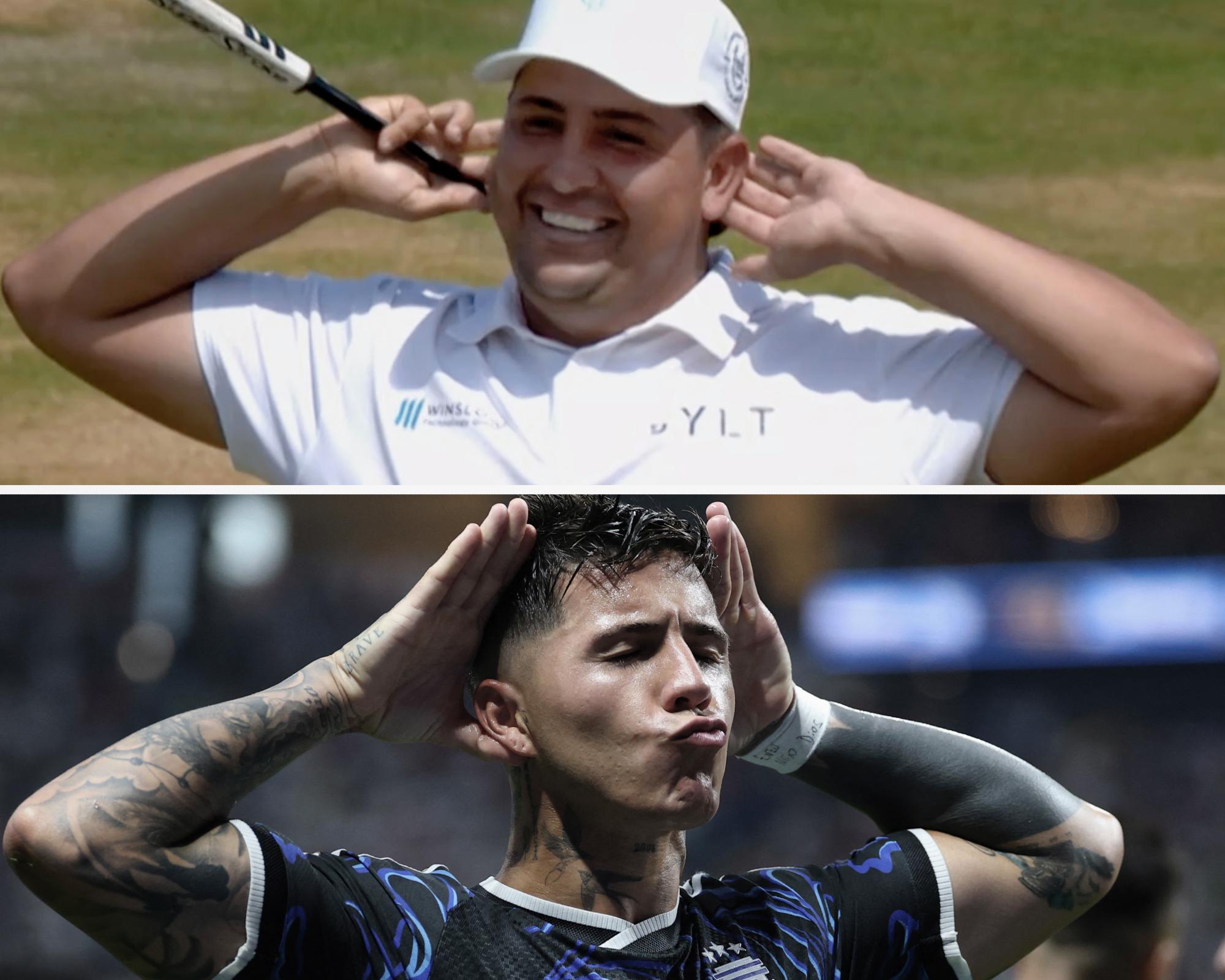 Joyful Moments at the Open: Mateo Pulcini's Heartfelt Celebration