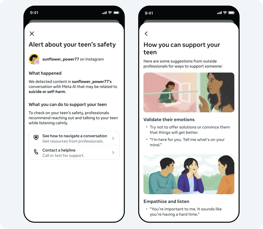 Meta creates monitoring tool for kids using its chatbot to discuss self ...