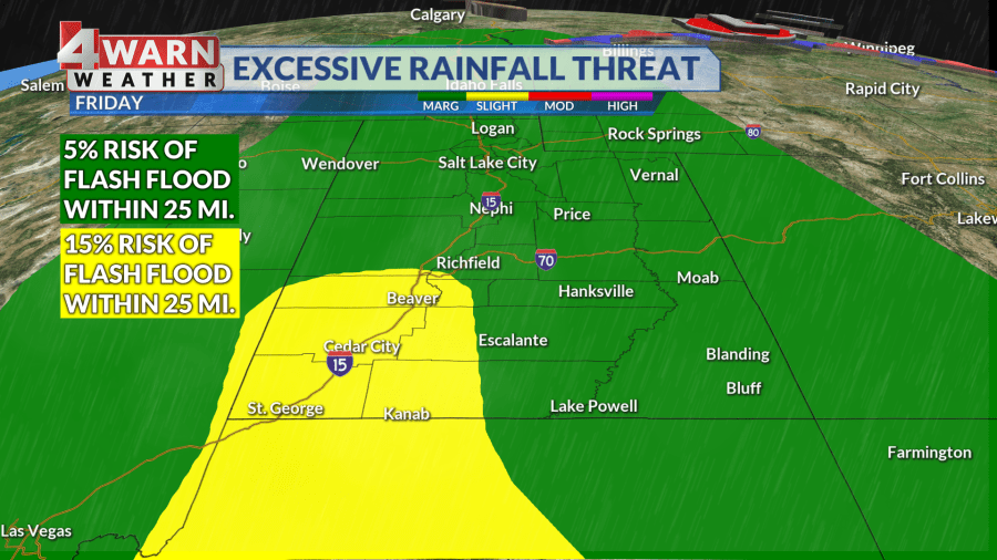 Utah Weather: Flood Watches issued for southern Utah as the monsoon ...