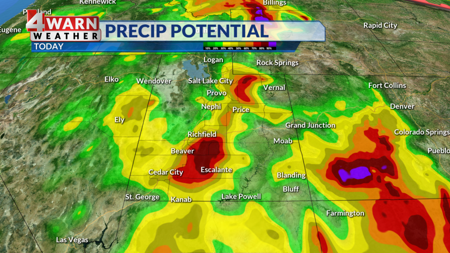 Utah Weather: Flood Watches issued for southern Utah as the monsoon ...