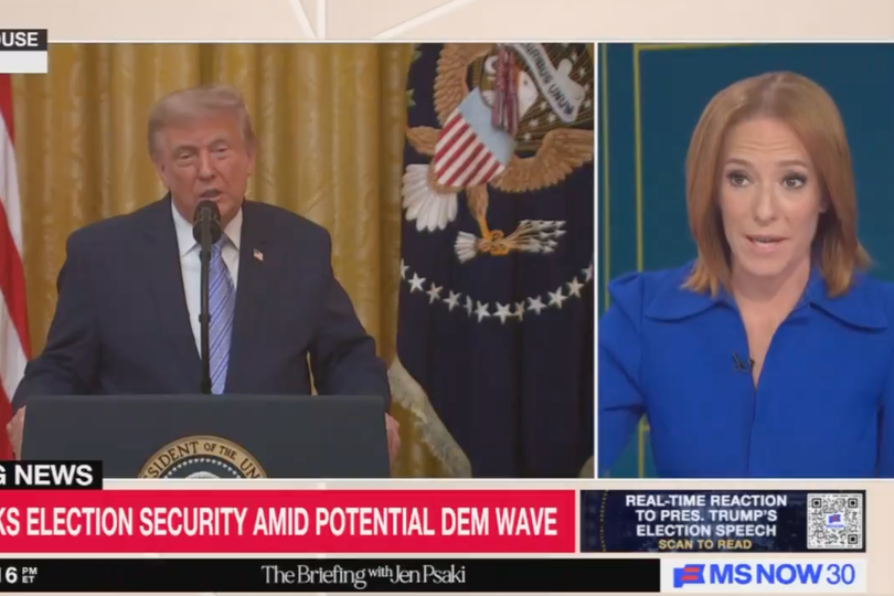 Ac Slurring MSNOW cuts away from 'slurring' Donald Trump's White House address in ...