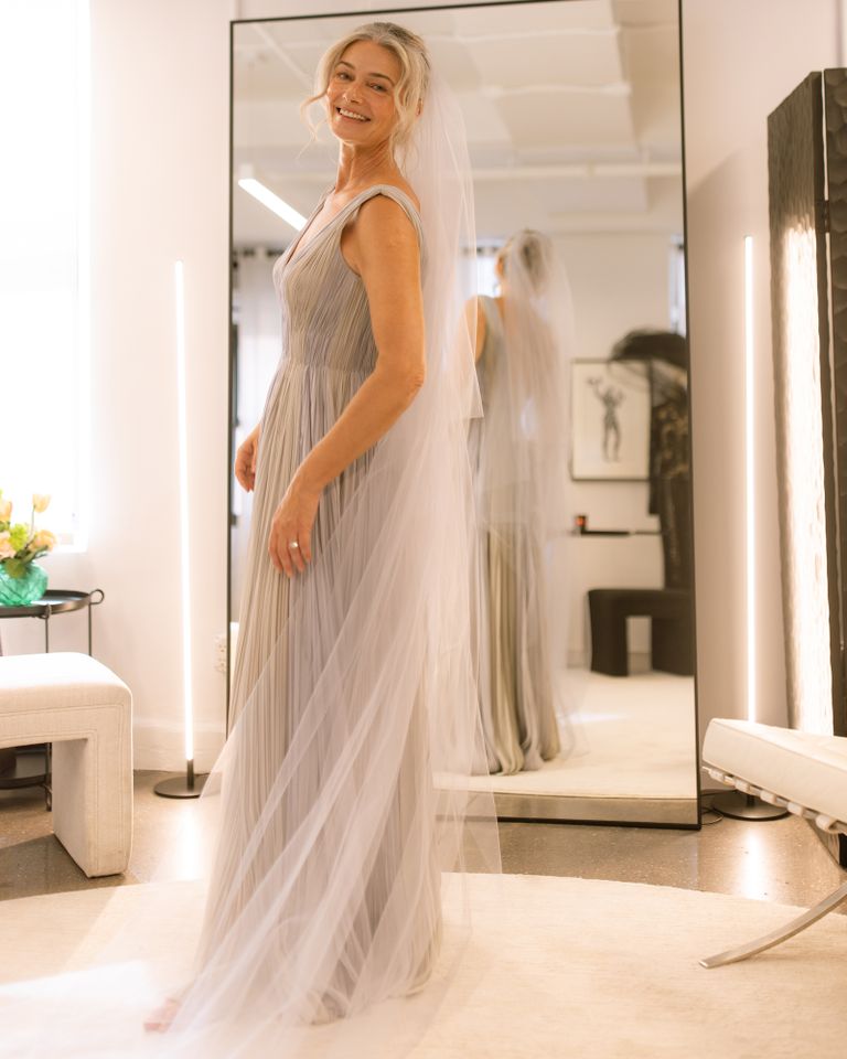 Paulina Porizkova’s House of Gilles wedding dressCredit: Danielle Simone, courtesy of House of Gilles