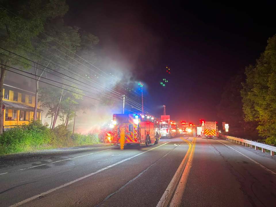 PHOTOS: Crews called to early morning house fire in Centre County - AOL