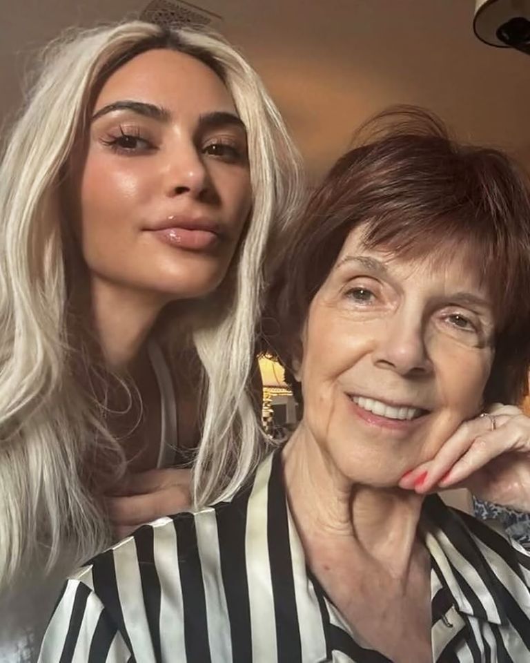 Kim Kardashian and grandmother MJCredit: Kim Kardashian/Instagram