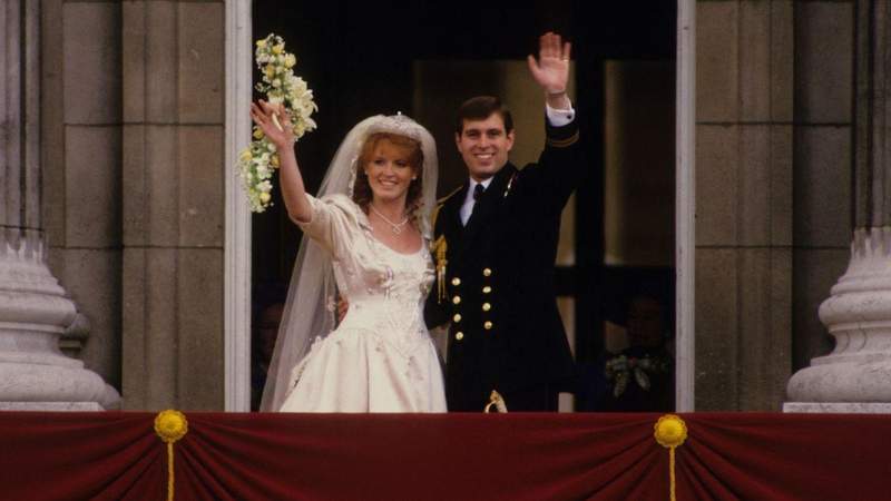 Ferguson and then-Prince Andrew tied the knot in 1986.MEGA