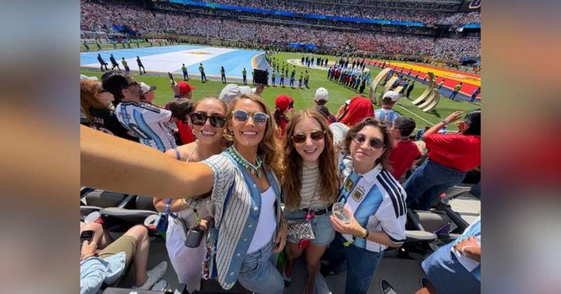 Blake Lively hizo una rara aparición pública en la final de la Copa Mundial de la FIFA 2026 en Nueva Jersey.@blakelively/Instagram
