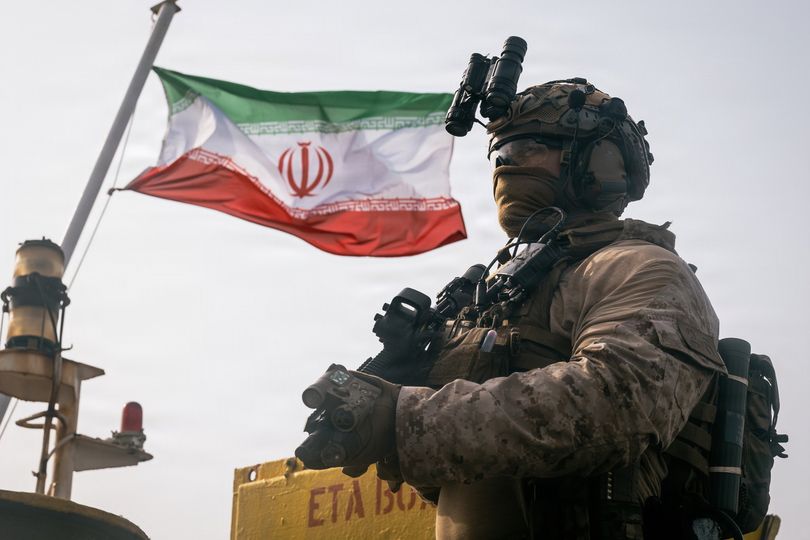 US Marines board iranian-flagged ship in Gulf of Oman