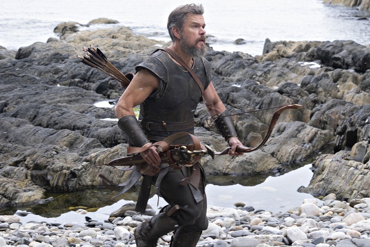 Matt Damon Says the 'Middle-Aged' Cast in “The Odyssey” Got 'Back Pain' from Filming Action Shots in Sandals - AOL