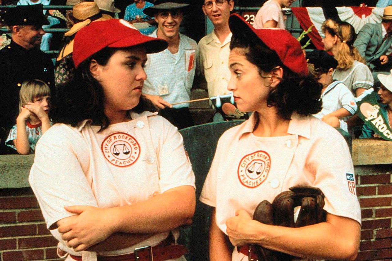 Rosie O'Donnell e Madonna em uma liga própriaCrédito: Everett