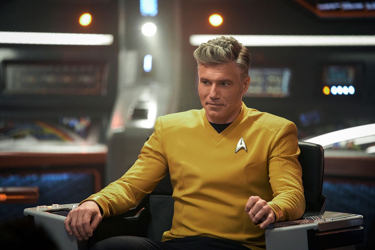 Anson Mount em 'Star Trek: Strange New Worlds'Crédito: Marni Grossman/Paramount +