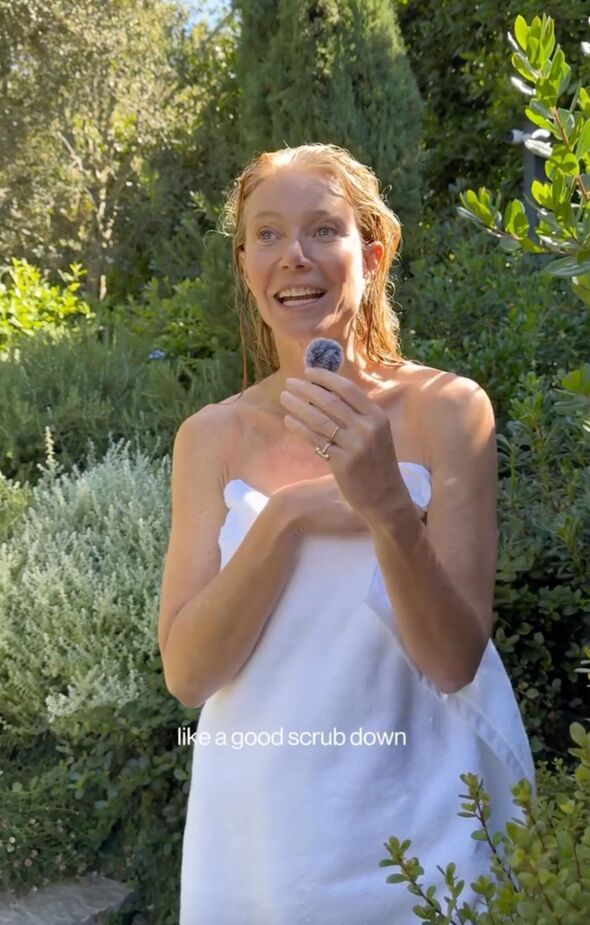 EXPRESS Gwyneth Paltrow strips off to promote $38 shower gel but fans find one main issue