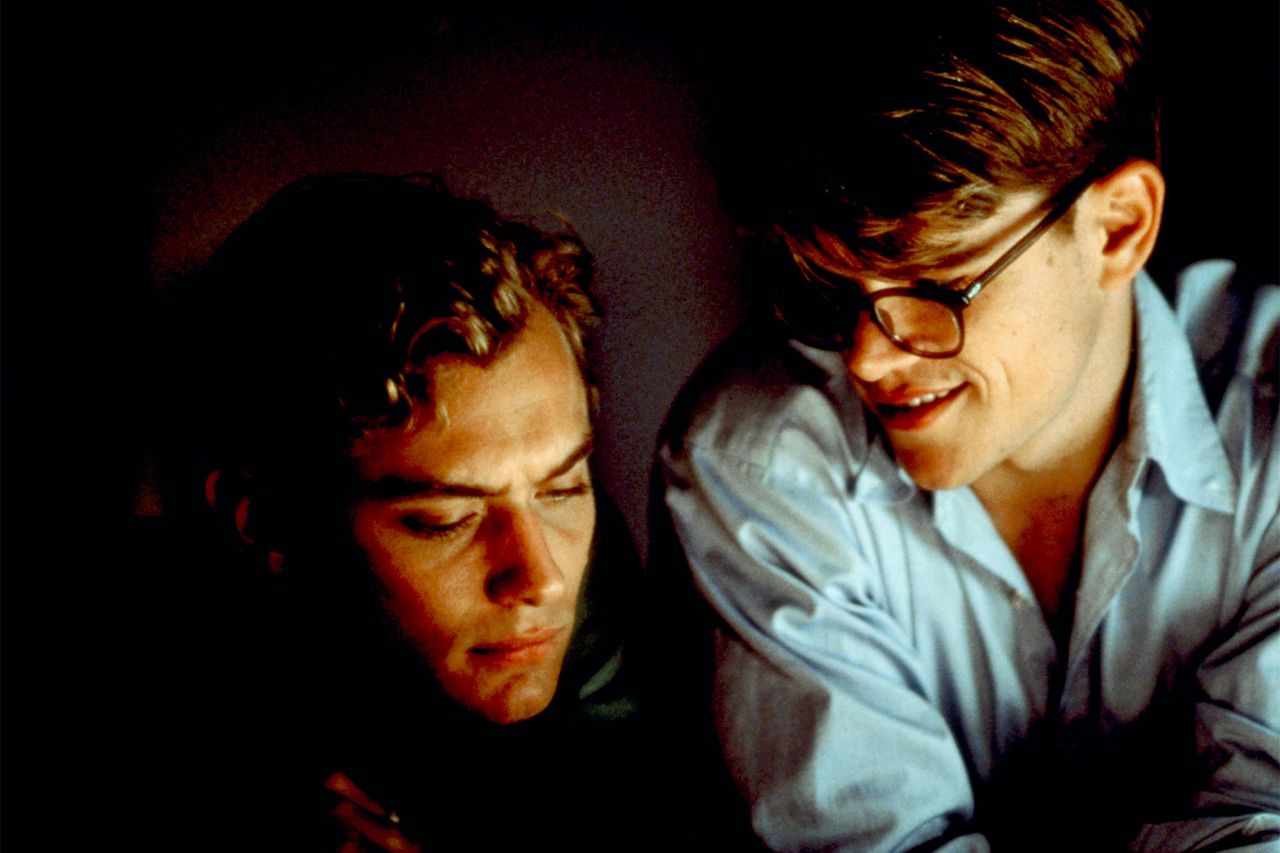 Jude Law and Matt Damon in ‘The Talented Mr. Ripley’Credit: Everett Collection