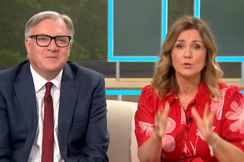 Ed Balls and Susanna Reid