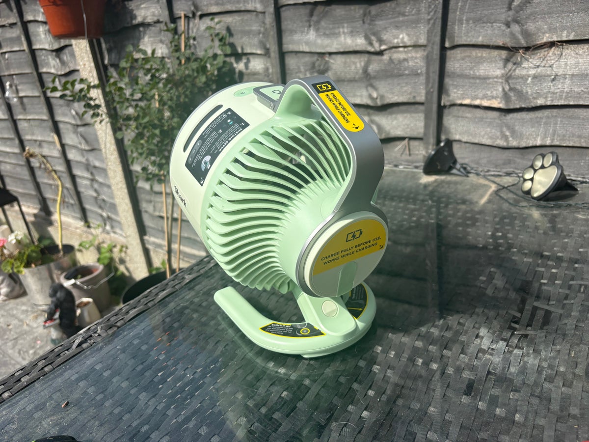 Shark's flexbreeze hydrogo is the portable fan I've been reaching