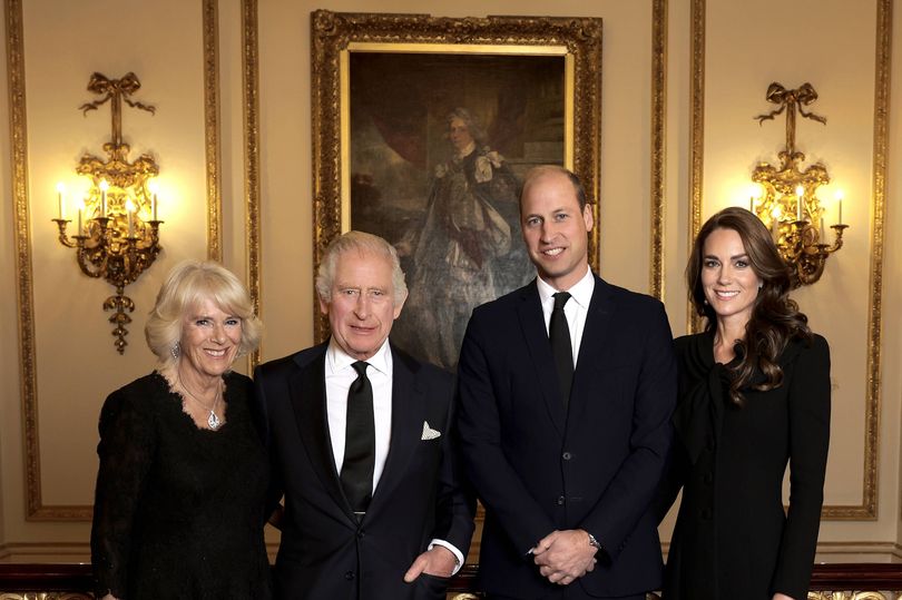 Camilla, Charles, William, and Kate