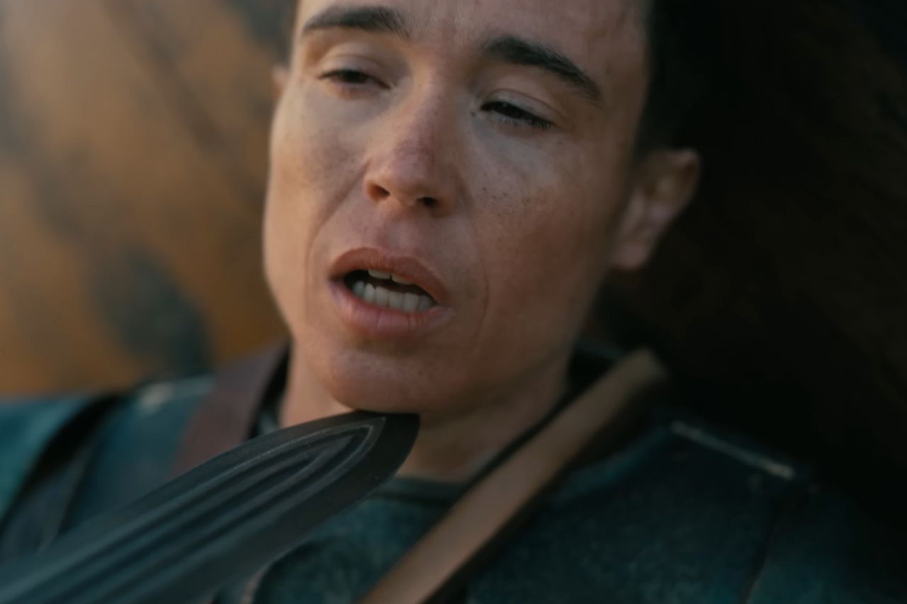 Elliot Page in ‘The Odyssey’Credit: Universal