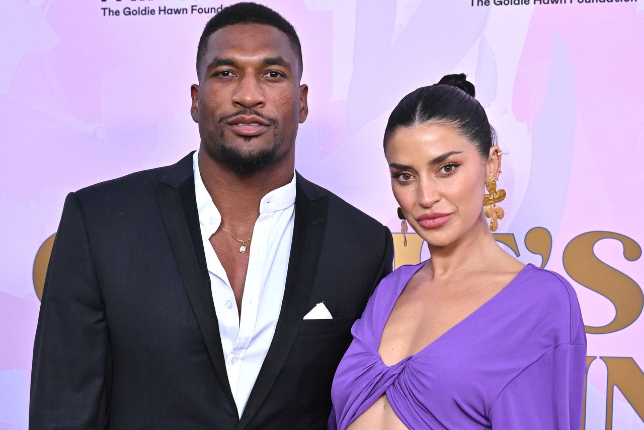 Larry English and Nicole Williams English.Credit: Axelle/Bauer-Griffin/FilmMagic