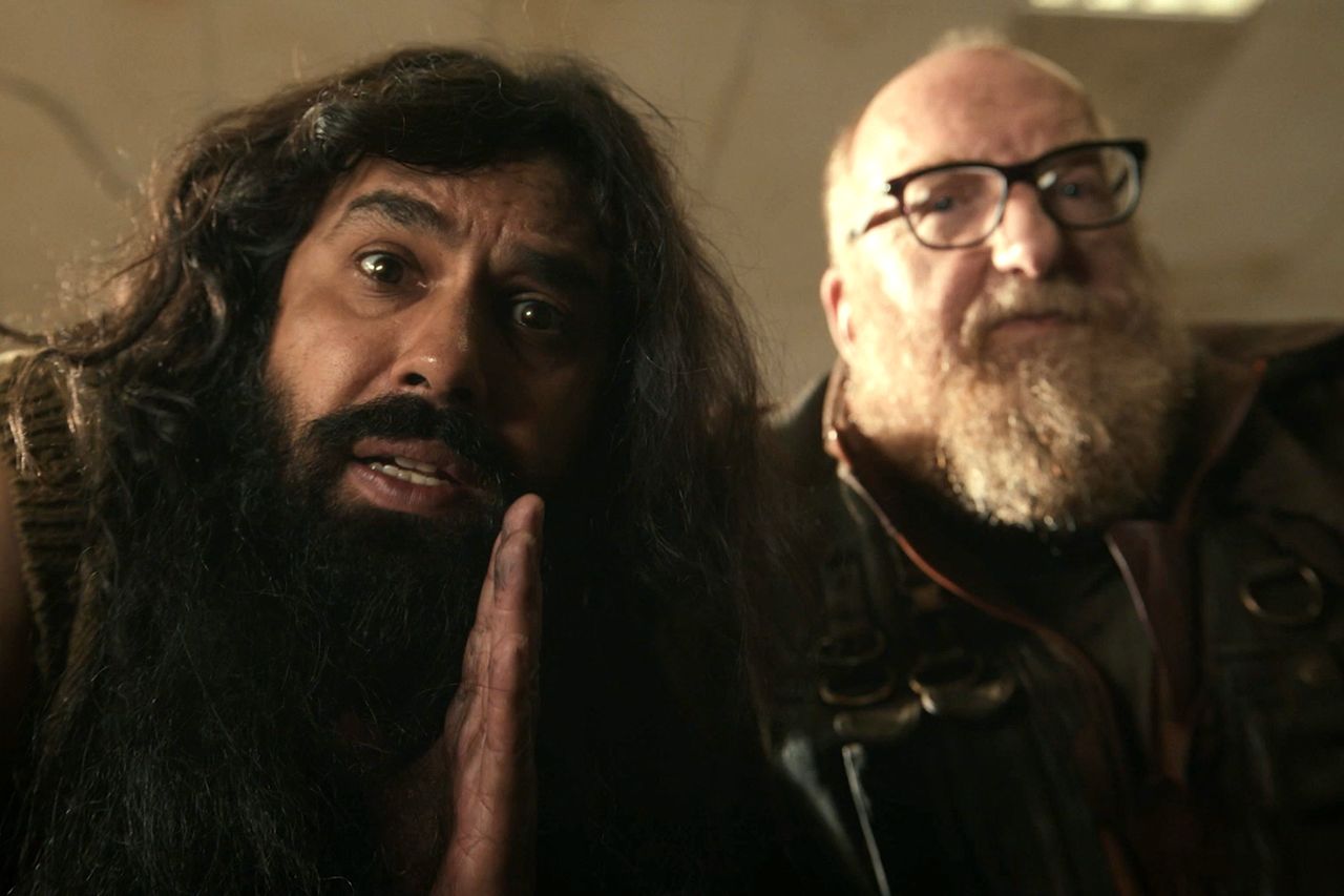 Kunal Nayyar and Brian Posehn in &lsquo;Stuart Fails to Save the Universe&rsquo;Credit: HBO Max