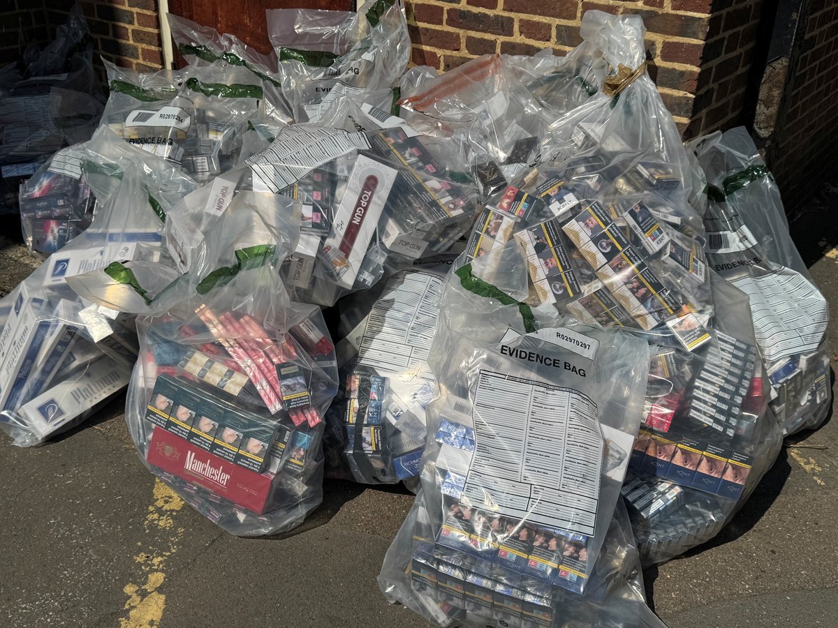 illegal tobacco bust Illicit cigarette trade Police uncover secret 'trap door'