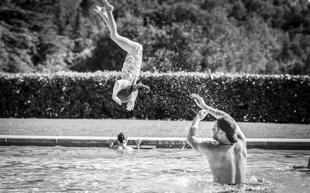 La duquesa también compartió en Instagram fotografías del viaje de la familia antes de llegar al Reino Unido.