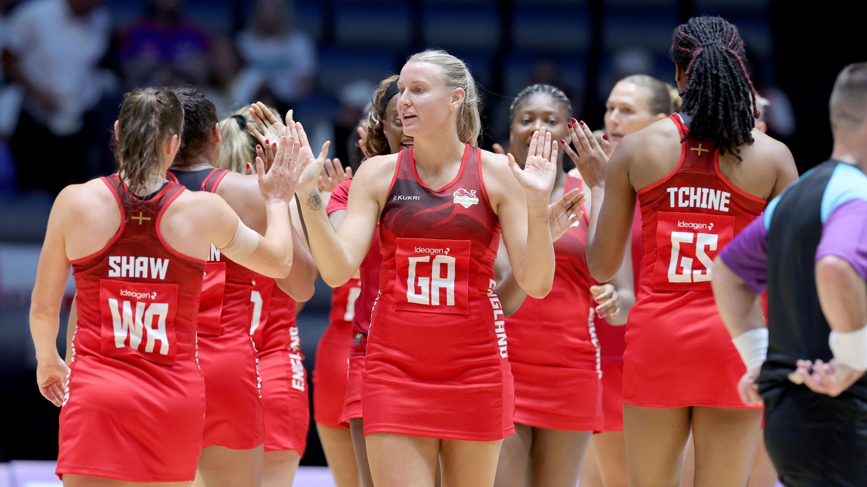 New Photo - England thrash NI for opening win in Glasgow