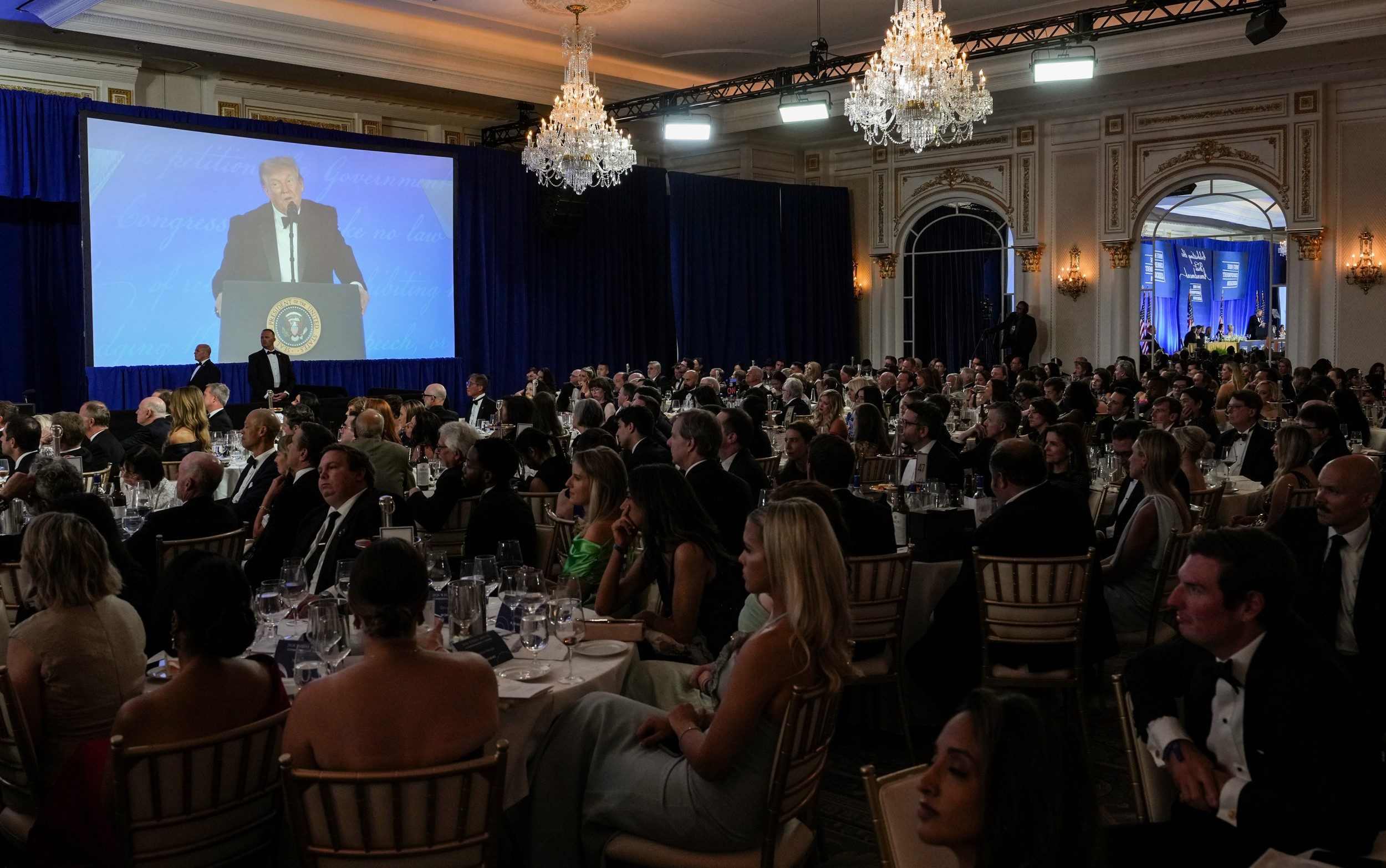 White House press dinner room
