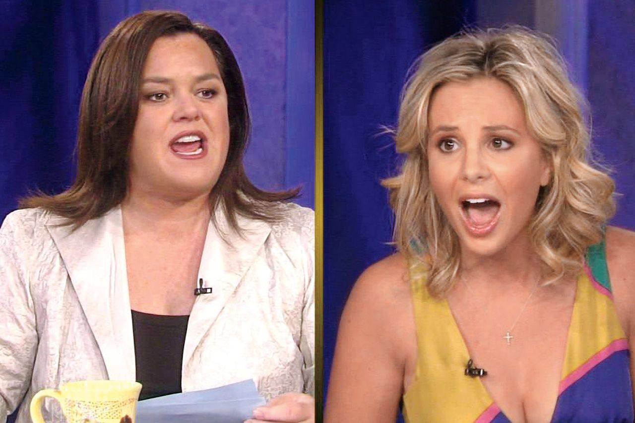 Rosie O’Donnell and Elisabeth HasselbeckCredit: ABC