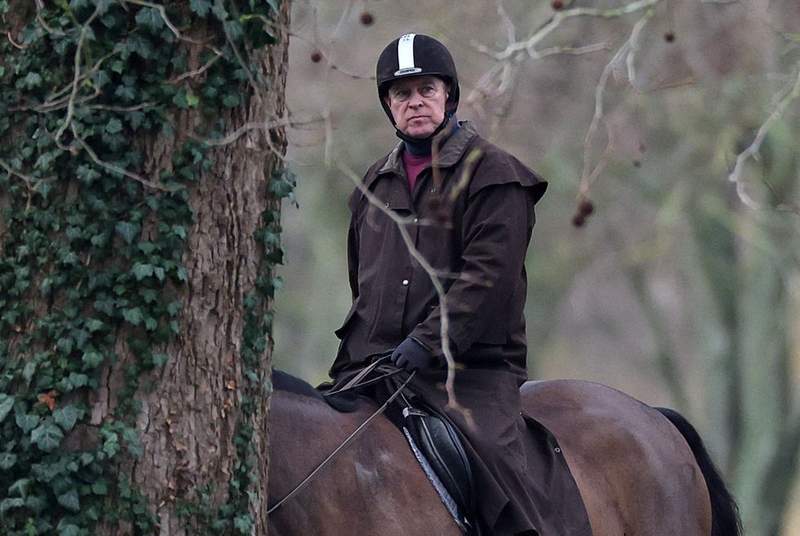 Andrew Mountbatten-Windsor a caballo | Fuente: REUTERS