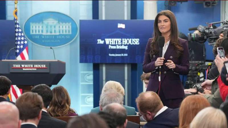 Kaitlan Collins clapped back at the POTUS on July 25.MEGA