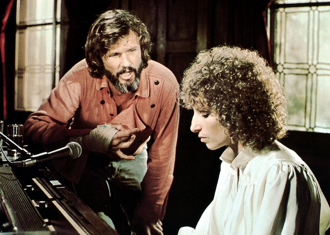Kris Kristofferson and Barbra Streisand. - 
