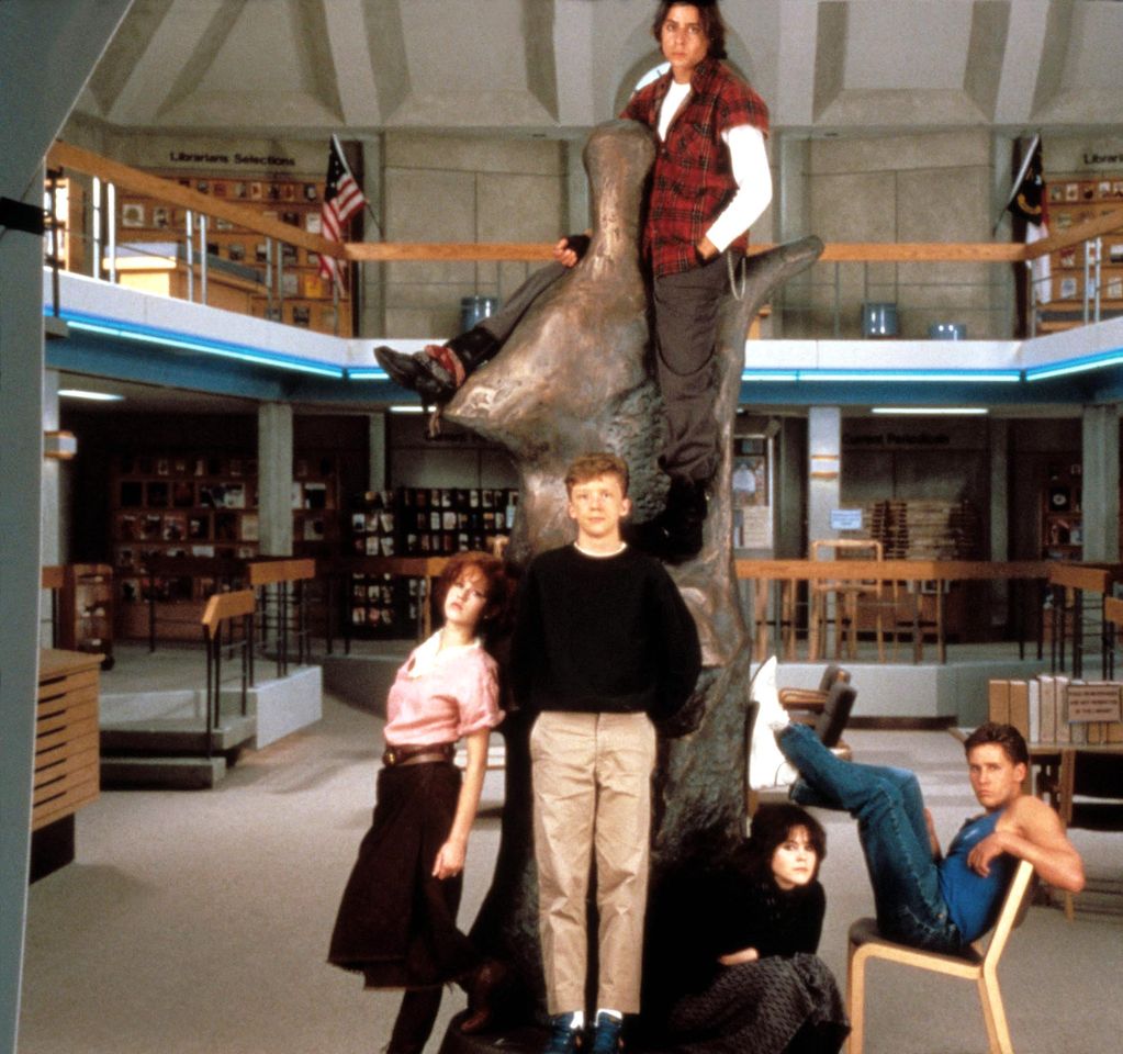 Judd Nelson, Molly Ringwald, Anthony Michael Hall, Ally Sheedy, and Emilio Estevez in ‘The Breakfast Club’Credit: Universal/courtesy Everett Collection