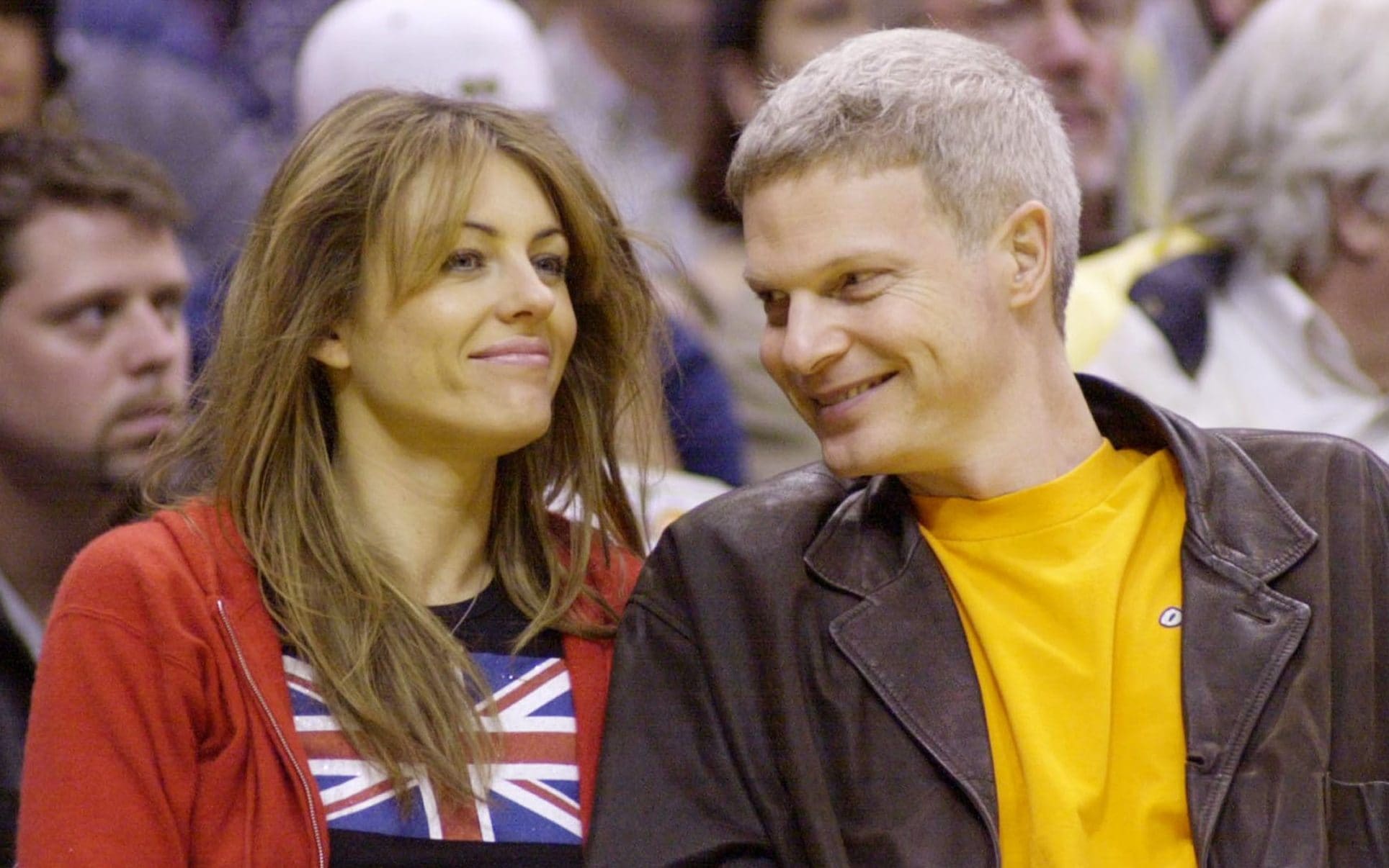 Elizabeth Hurley with Steve Bing