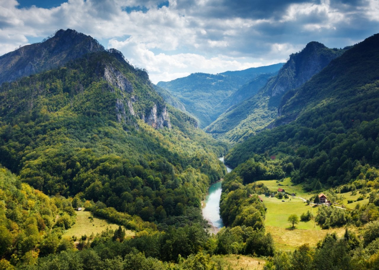 Tara river gorge in Durmitor National Park - 