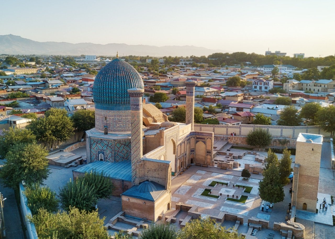 Gur-e-Amir Mausoleum in Samarkand. - 