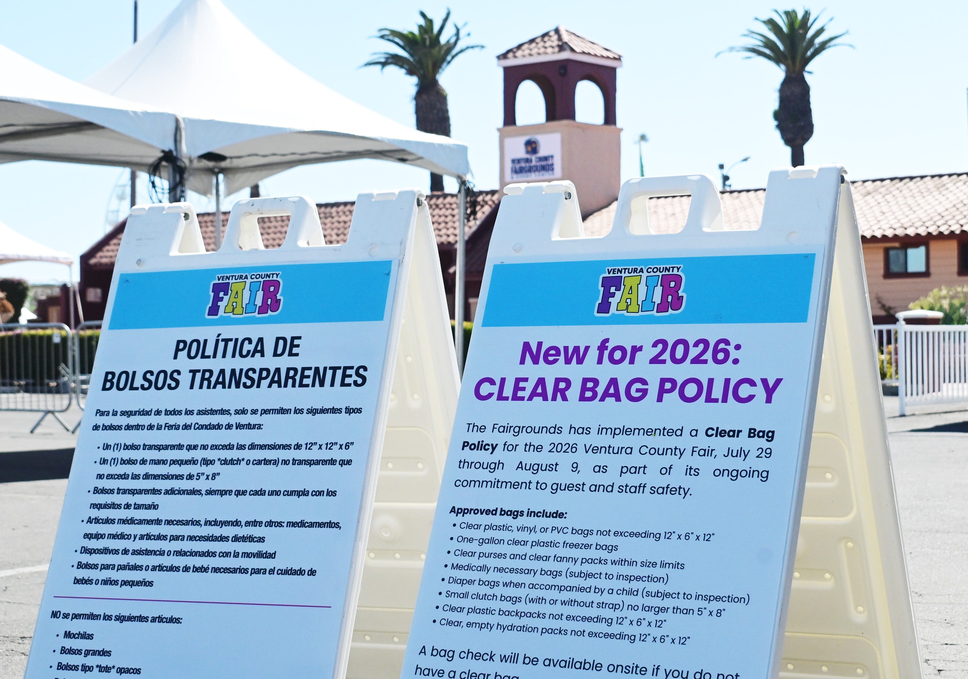 Bringing a bag to 2026 Ventura County Fair? It will need to be clear - AOL