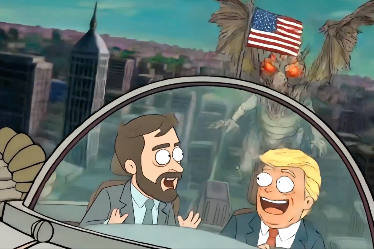 New Photo - White House posts bizarre ‘Rick and Morty’-style cartoon of Trump and Vance after creator’s revealing admission