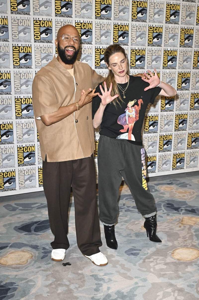 Common and Rebecca Ferguson at the photocall for ‘Silo’ at San Diego Comic-Con International 2026 at the Hilton Bayfront Hotel on July 25, 2026. Credit: Dave Starbuck/Future Image/Cover Images