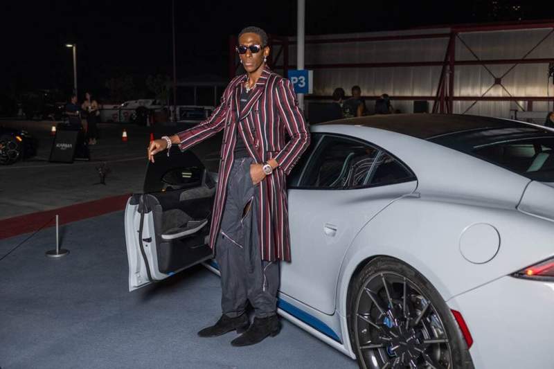 Joshua Uduma attends the KARMA Automotive’s ‘Celebration of American Luxury and Supernatural Imagination’, produced by SLS Concepts, in Los Angeles, on Saturday, July 25th, 2026. Credit: Jorge Meza Photos