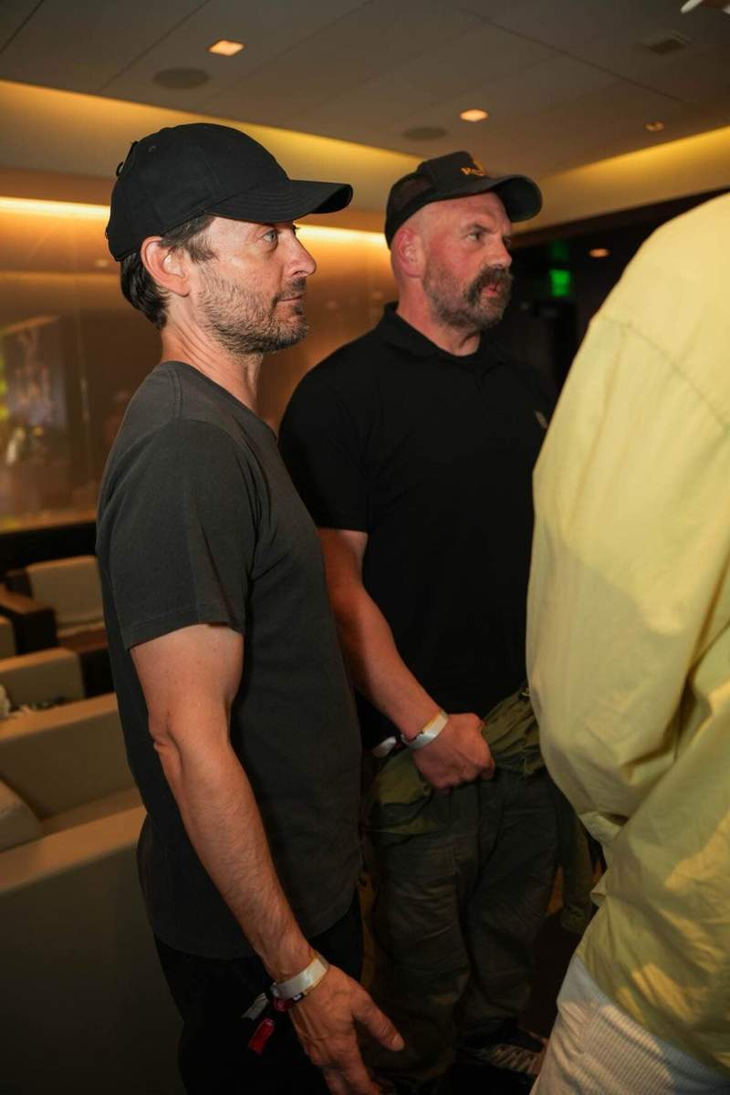 Tobey Maguire attended the July 19, 2026 FIFA World Cup Final match at MetLife Stadium from Woody and Suzanne Johnson’s suite. Credit: Thomas Agudo from the Woody and Suzanne Johnson Suite