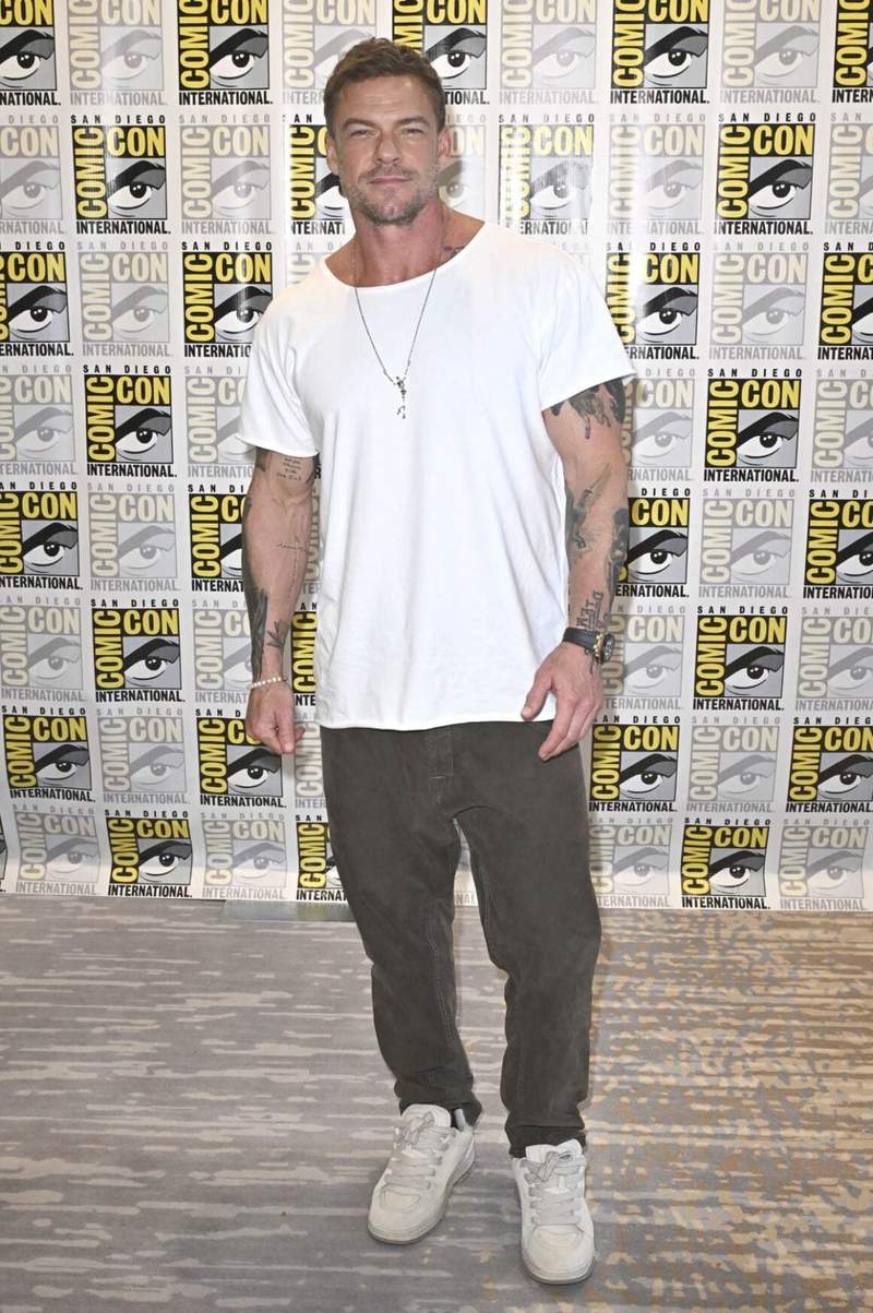 Alan Ritchson at the photocall for ‘Reacher’ at San Diego Comic-Con International 2026 at the Hilton Bayfront Hotel on July 25, 2026. Credit: Dave Starbuck/Future Image/Cover Images