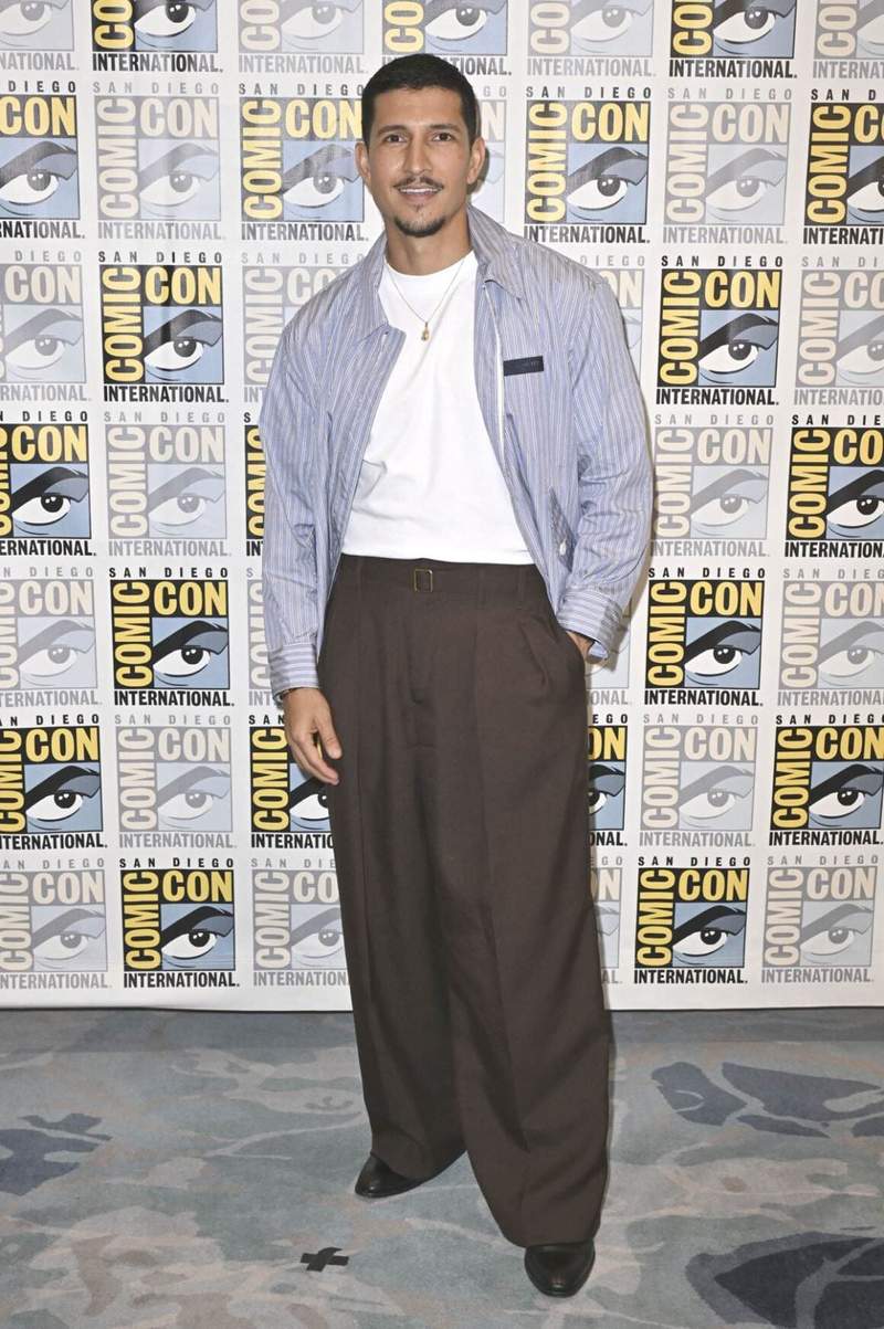 Danny Ramirez at the photocall for ‘Avengers: Doomsday’ at San Diego Comic-Con International 2026 at the Hilton Bayfront Hotel on July 25, 2026. Credit: Dave Starbuck/Future Image/Cover Images