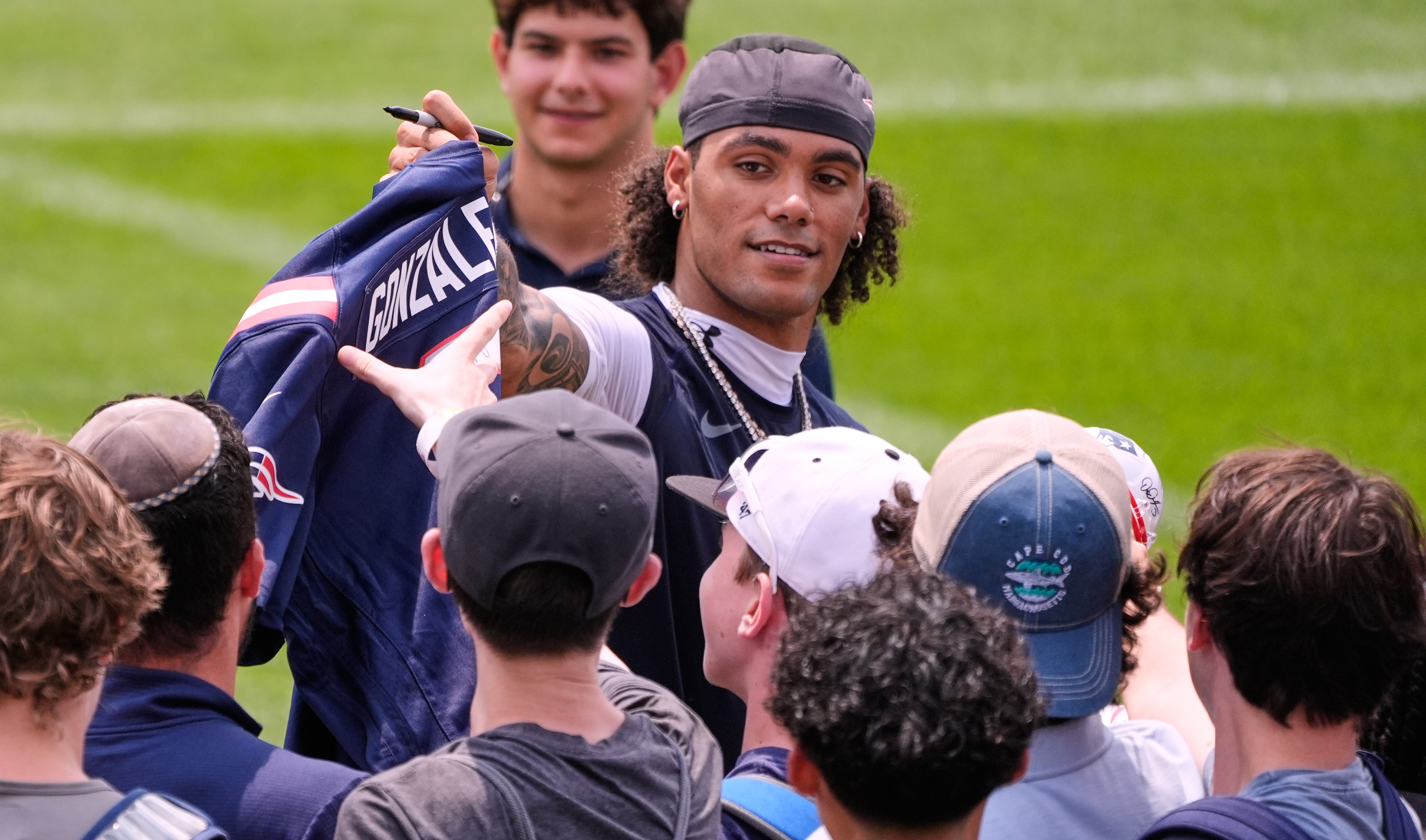 Christian Gonzalez holding off on signing a record Patriots offer