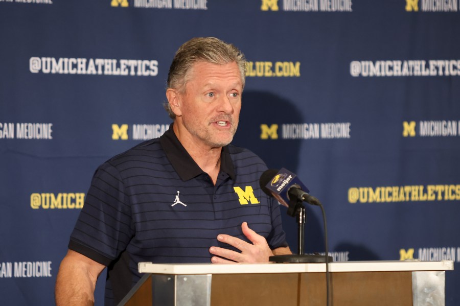 UM head coach Kyle Whittingham speaks at Big Ten Football Media Days