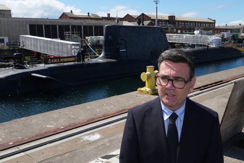 Andy Burnham unveils billions in investment for 'next generation' of nuclear  deterrent - AOL